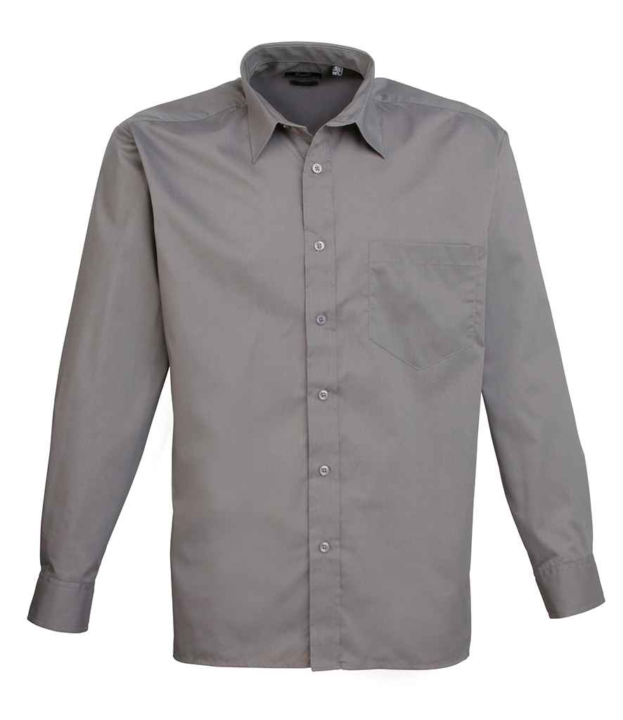 Premier Long Sleeve Poplin Shirt - FRONT
