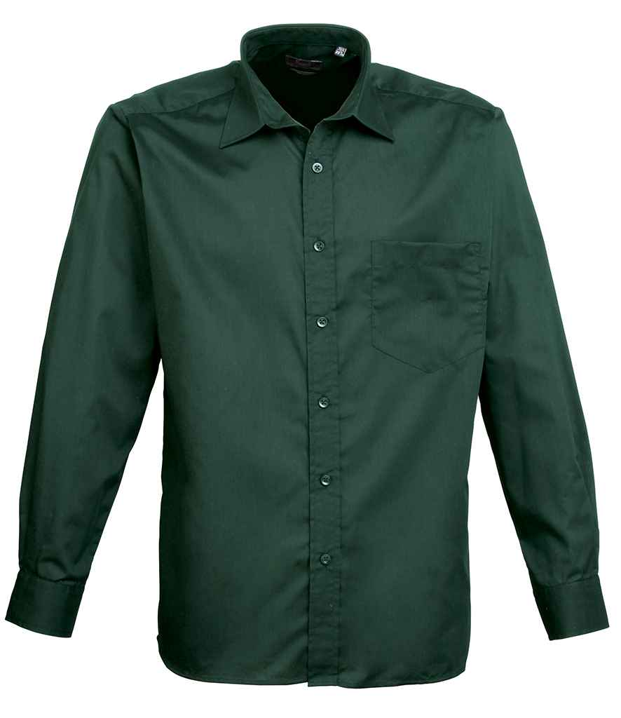 Premier Long Sleeve Poplin Shirt - FRONT