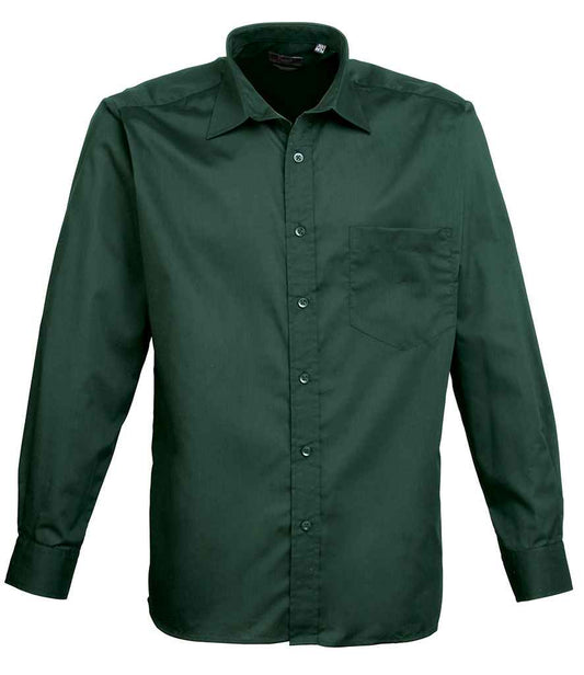 Premier Long Sleeve Poplin Shirt - FRONT