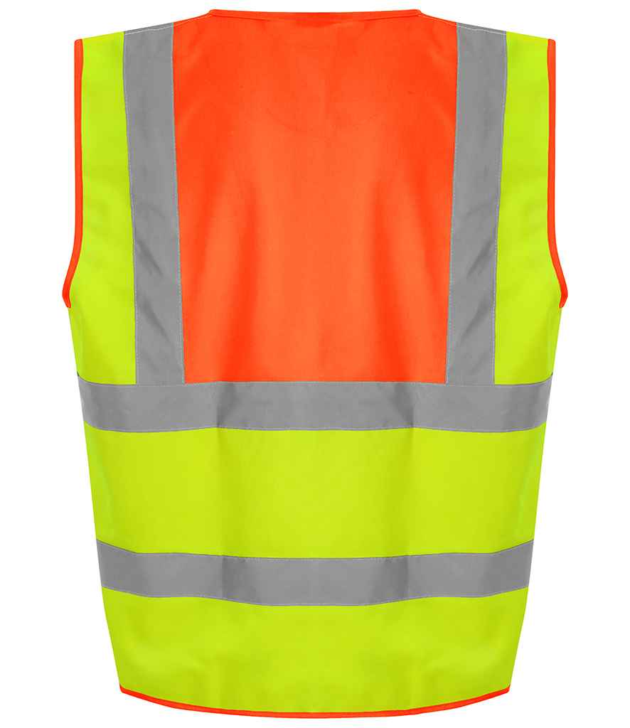 Pro RTX High Visibility Waistcoat - Yellow/Orange - back