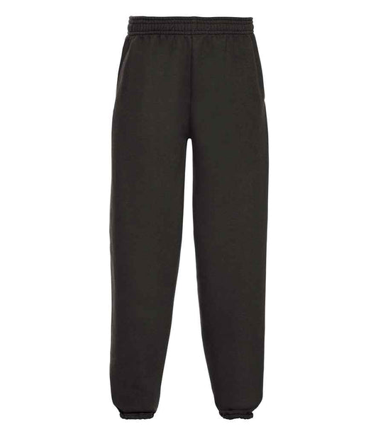 Russell Schoolgear Kids Elasticated Hem Jog Pants - Black (750B)