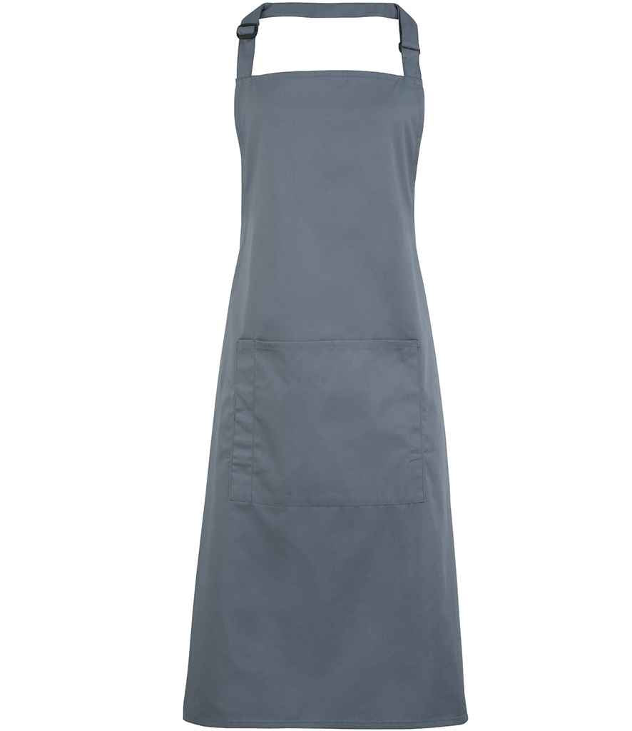 Premier 'Colours' Bib Apron with Pocket - FRONT