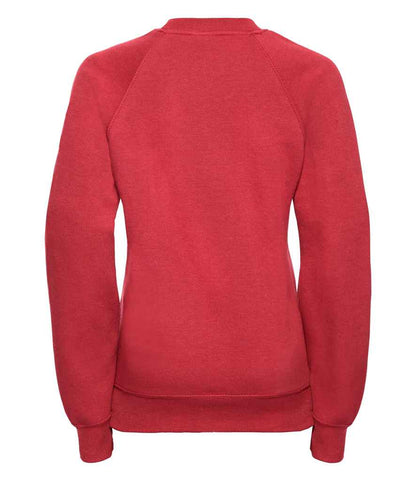 Russell Schoolgear Kids Raglan Sweatshirt - Bright Red (762B)