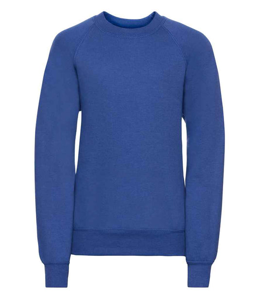 Russell Schoolgear Kids Raglan Sweatshirt - Bright Royal (762B)