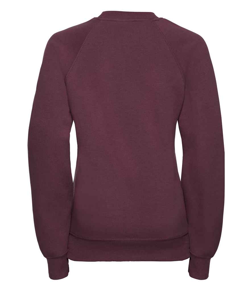 Russell Schoolgear Kids Raglan Sweatshirt - Burgundy (762B)