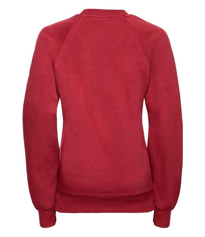 Russell Schoolgear Kids Raglan Sweatshirt - Classic Red (762B)