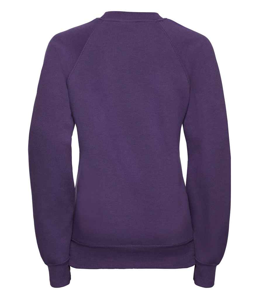 Russell Schoolgear Kids Raglan Sweatshirt - Purple (762B)