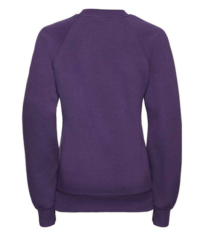 Russell Schoolgear Kids Raglan Sweatshirt - Purple (762B)