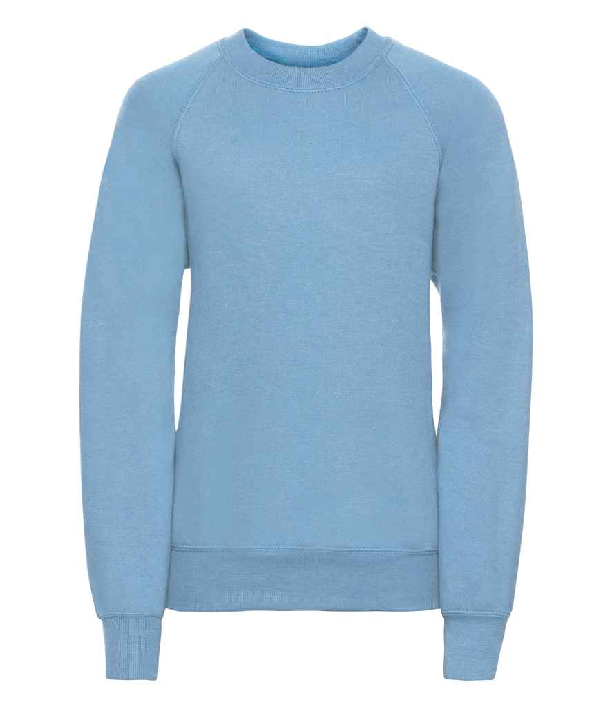 Russell Schoolgear Kids Raglan Sweatshirt - Sky Blue (762B)