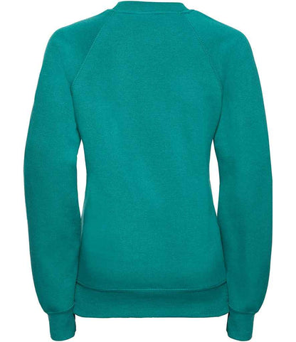 Russell Schoolgear Kids Raglan Sweatshirt - Winter Emerald (762B)
