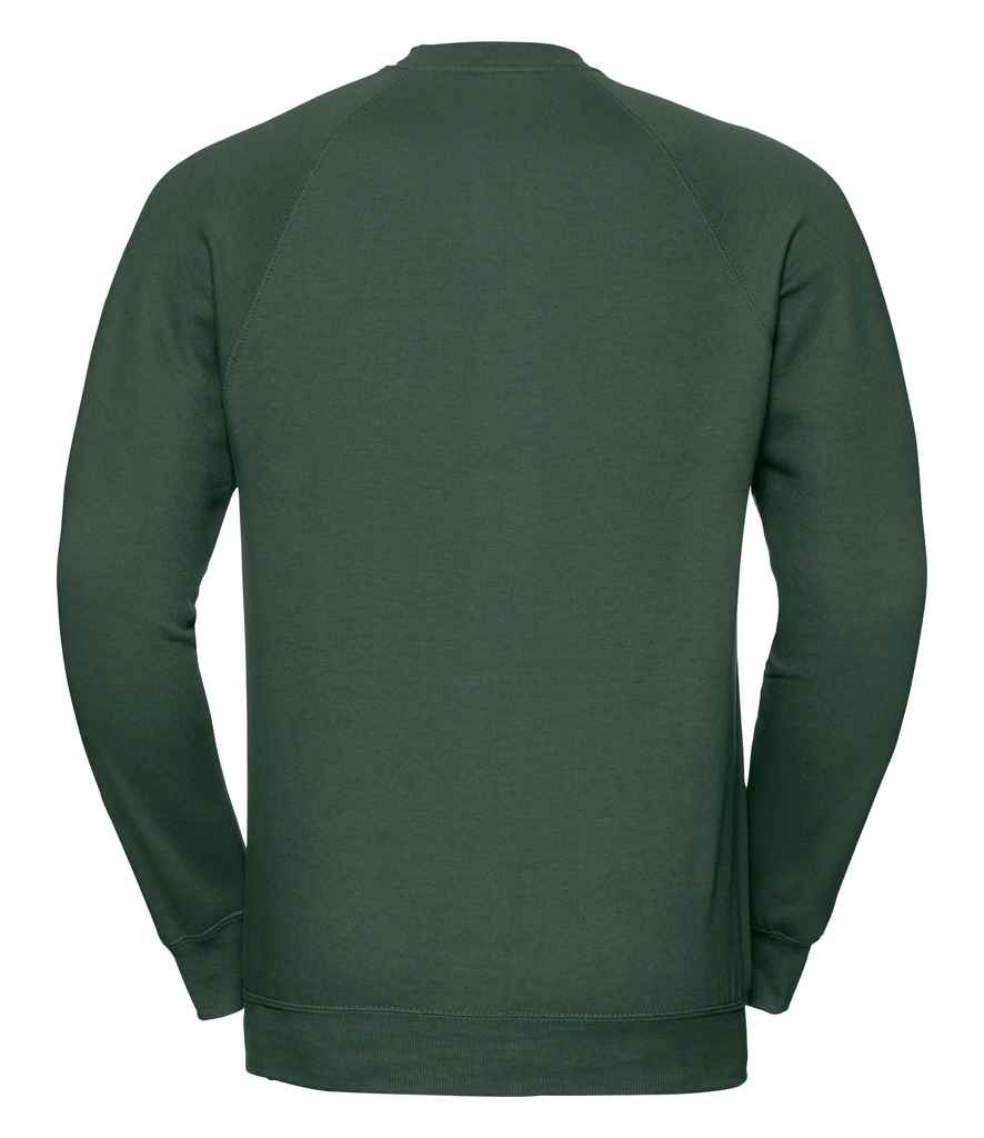 Russell Raglan Sweatshirt - Bottle Green (762M)