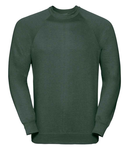 Russell Raglan Sweatshirt - Bottle Green (762M)