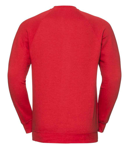 Russell Raglan Sweatshirt - Bright Red (762M)