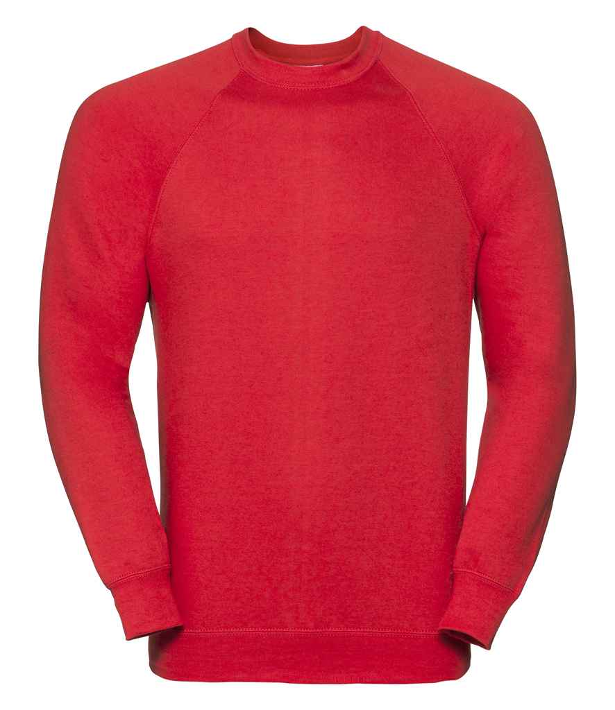 Russell Raglan Sweatshirt - Bright Red (762M)