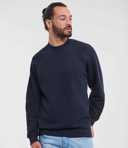 Russell Raglan Sweatshirt - French Navy (762M)