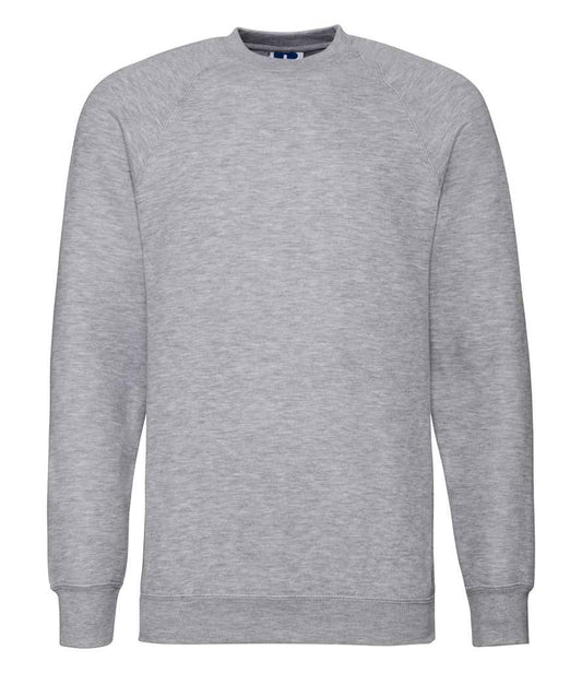 Russell Raglan Sweatshirt - Light Oxford (762M)
