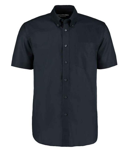 Kustom Kit Short Sleeve Classic Fit Workwear Oxford Shirt - FRONT