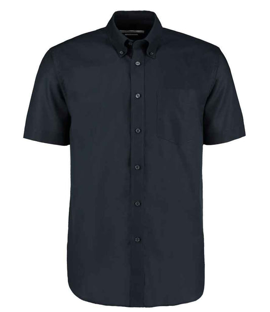 Kustom Kit Short Sleeve Classic Fit Workwear Oxford Shirt - FRONT