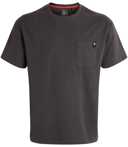 Craghoppers Workwear Wakefield Pocket T-Shirt - Carbon Grey (CR701) - front