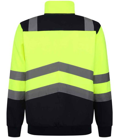 Regatta High Visibility Pro 1/4 Zip Sweatshirt - BACK