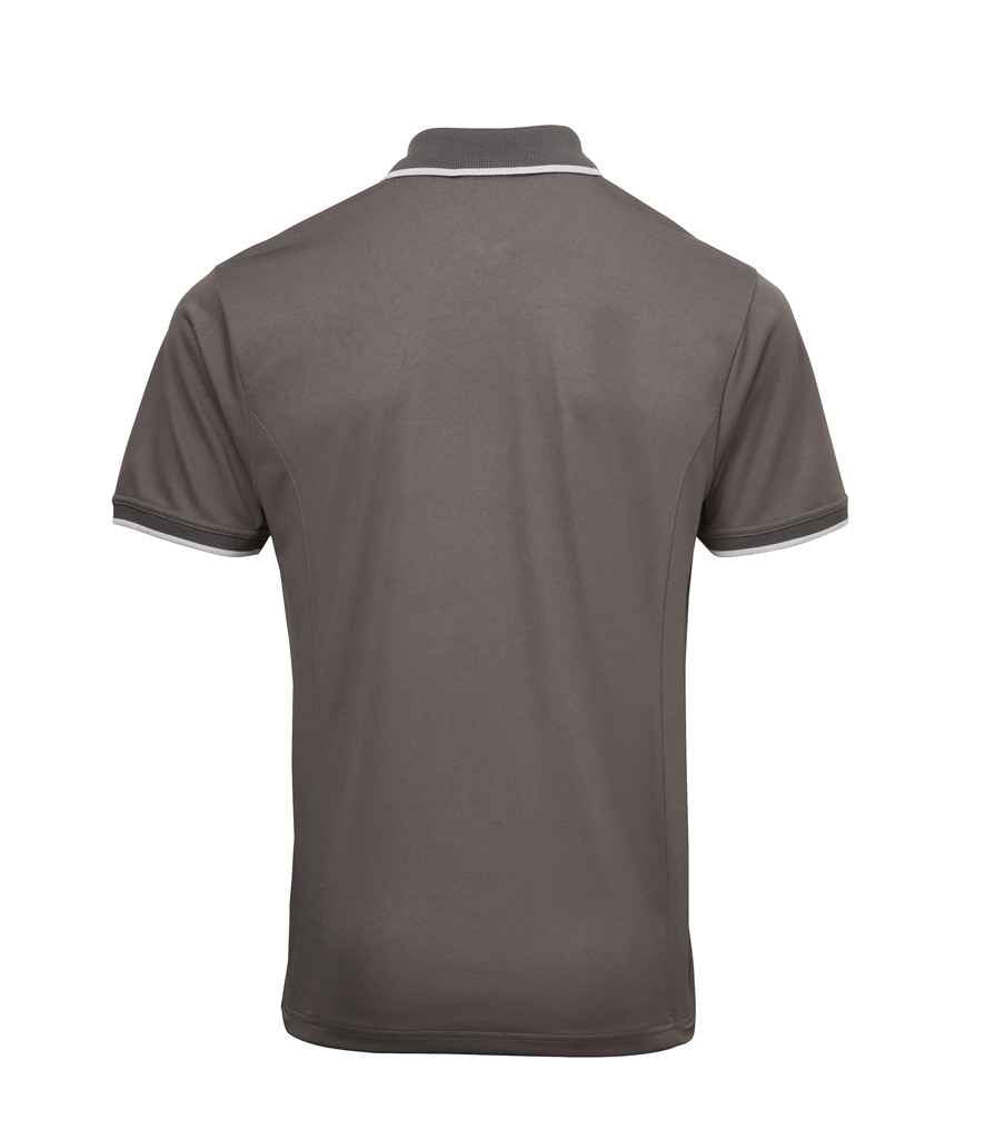 Premier Contrast Coolchecker® Piqué Polo Shirt - BACK