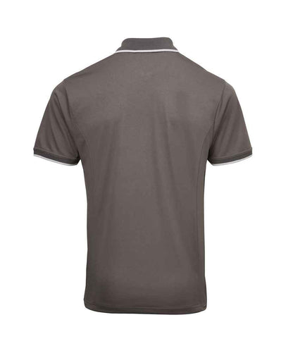 Premier Contrast Coolchecker® Piqué Polo Shirt - BACK