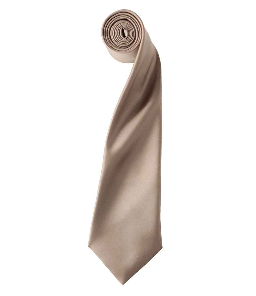 Premier 'Colours' Satin Tie - FRONT