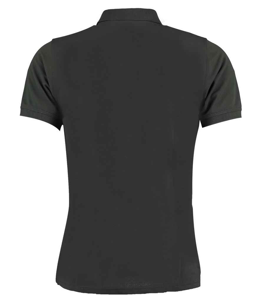 Kustom Kit Klassic Slim Fit Poly/Cotton Piqué Polo Shirt - BACK