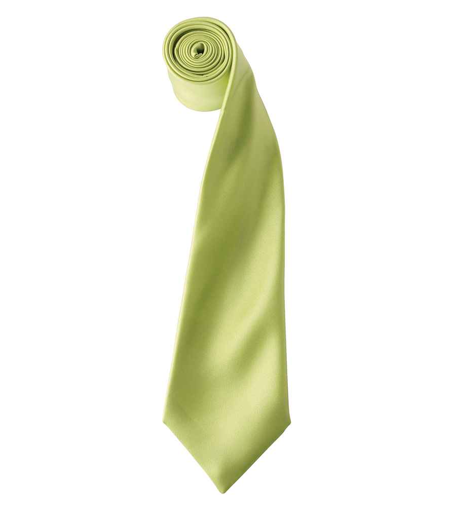 Premier 'Colours' Satin Tie - FRONT