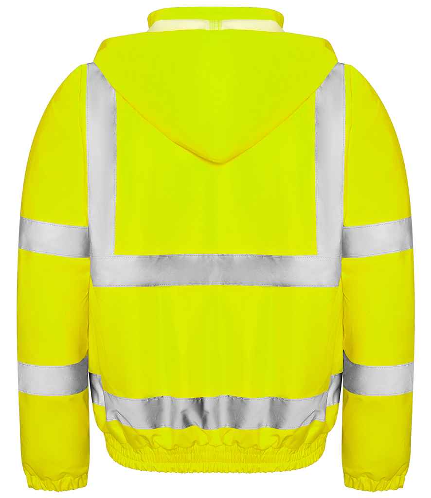 Pro RTX High Visibility Bomber Jacket - Yellow - back