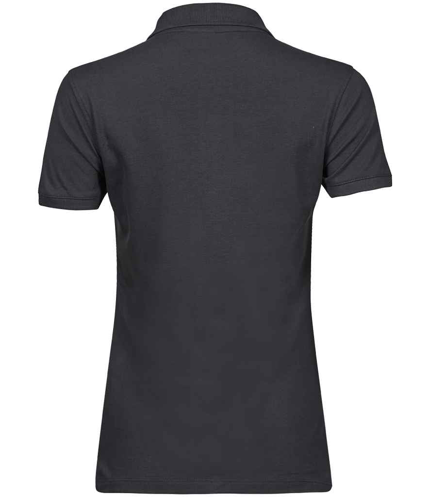 Tee Jays Ladies Heavy Cotton Piqué Polo Shirt - BACK