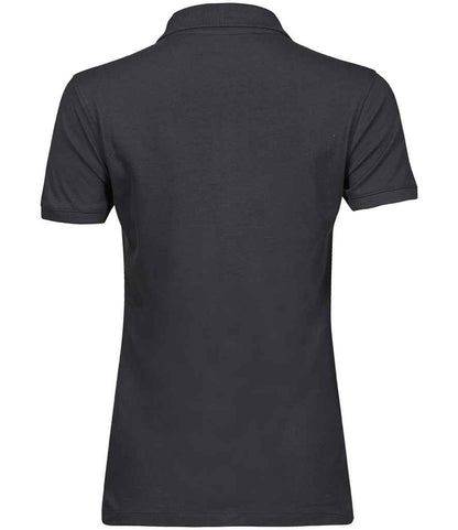 Tee Jays Ladies Heavy Cotton Piqué Polo Shirt - BACK