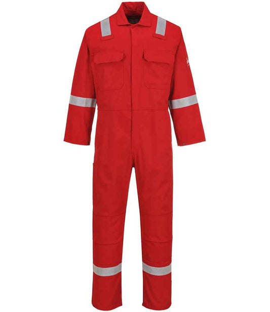 Portwest Bizweld™ Flame Resistant Iona Coverall - Red (PW450) - FRONT