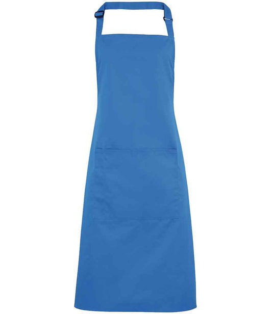 Premier 'Colours' Bib Apron with Pocket - FRONT