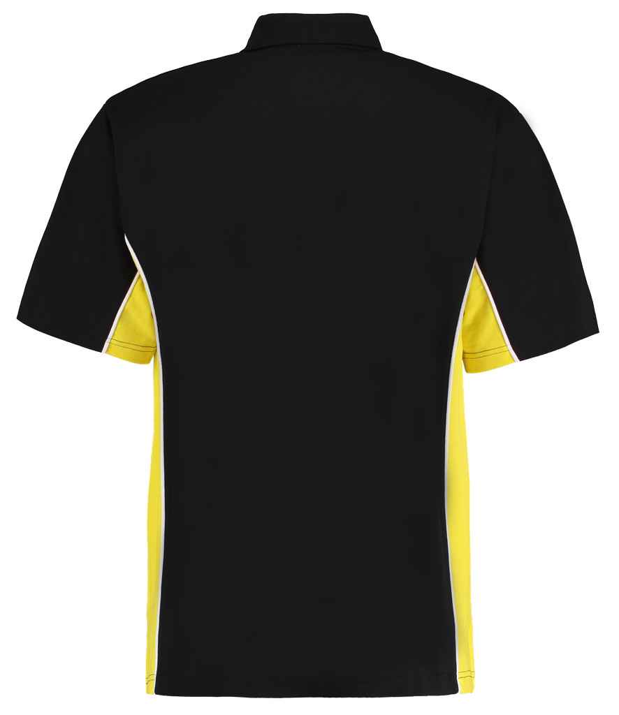 Kustom Kit Track Poly/Cotton Piqué Polo Shirt - BACK