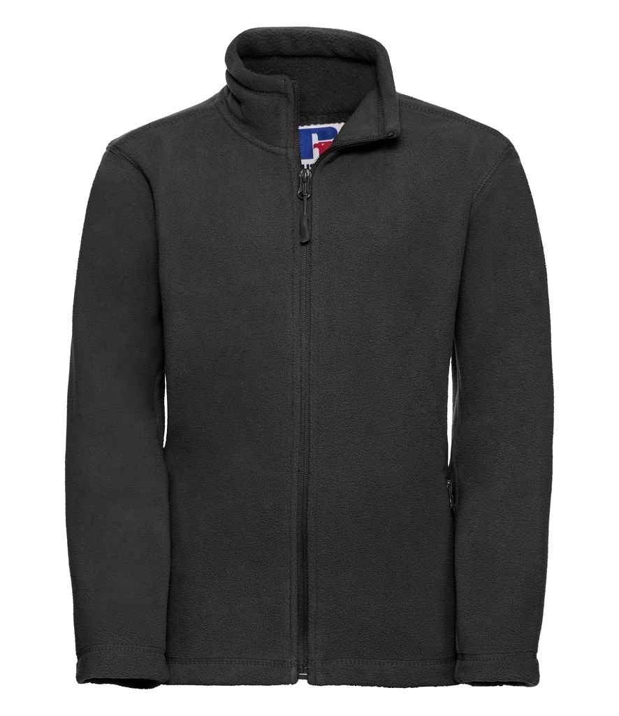 Russell Schoolgear Kids Outdoor Fleece Jacket - Black (870B)