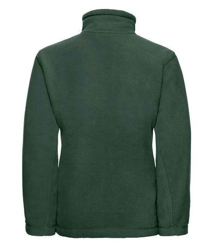 Russell Schoolgear Kids Outdoor Fleece Jacket - Bottle Green (870B)