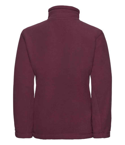 Russell Schoolgear Kids Outdoor Fleece Jacket - Burgundy (870B)