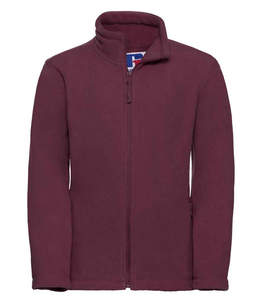 Russell Schoolgear Kids Outdoor Fleece Jacket - Burgundy (870B)