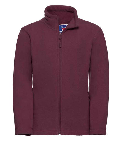 Russell Schoolgear Kids Outdoor Fleece Jacket - Burgundy (870B)