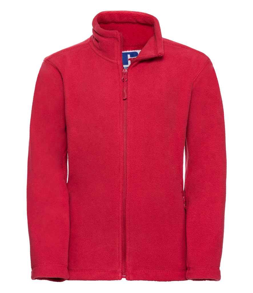Russell Schoolgear Kids Outdoor Fleece Jacket - Classic Red (870B)