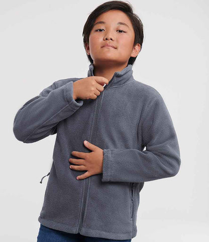 Russell Schoolgear Kids Outdoor Fleece Jacket - Convoy Grey (870B)