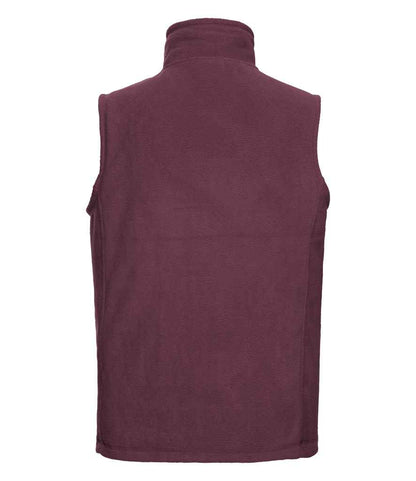 Russell Outdoor Fleece Gilet - Burgundy (872M)