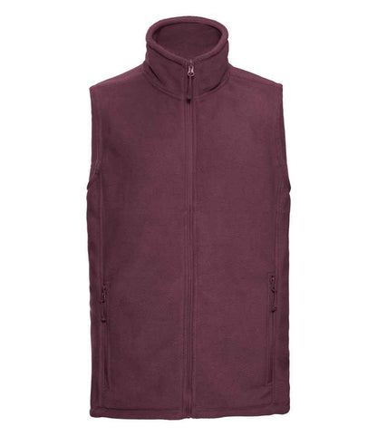 Russell Outdoor Fleece Gilet - Burgundy (872M)