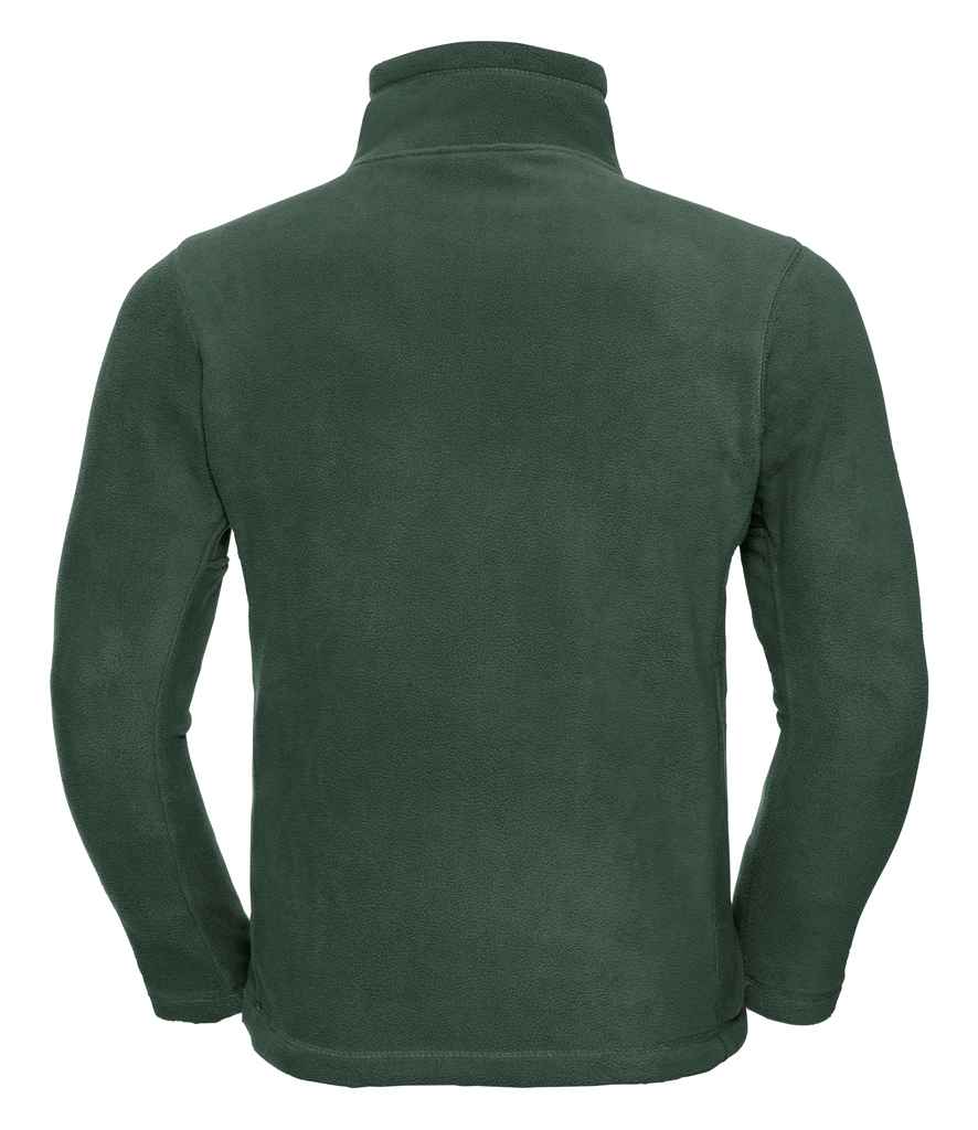 Russell Zip Neck Outdoor Fleece - Bottle Green (874M)