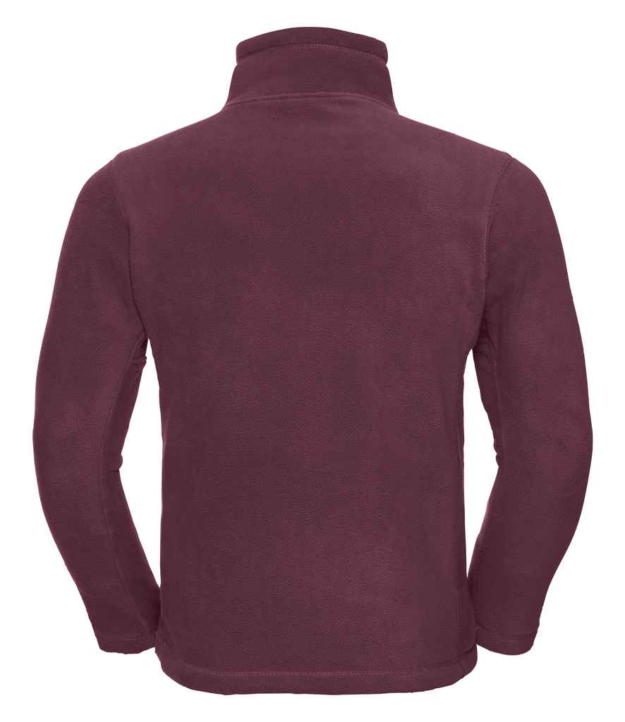 Russell Zip Neck Outdoor Fleece - Burgundy (874M)