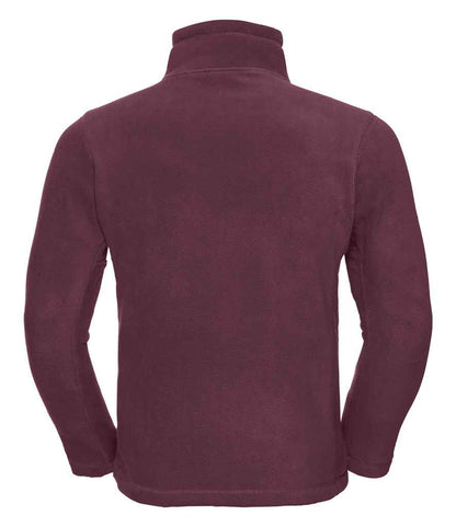 Russell Zip Neck Outdoor Fleece - Burgundy (874M)