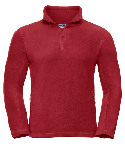 Russell Zip Neck Outdoor Fleece - Classic Red (874M)