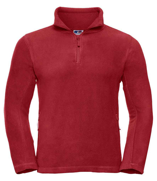 Russell Zip Neck Outdoor Fleece - Classic Red (874M)