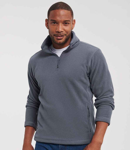 Russell Zip Neck Outdoor Fleece - Convoy Grey (874M)